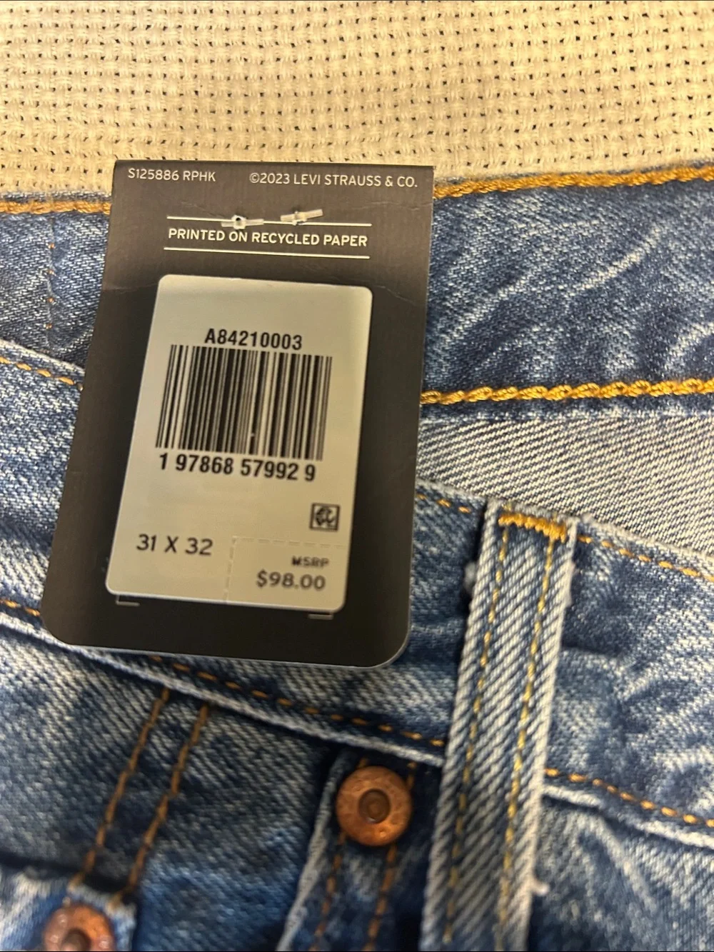 Levis classic straight